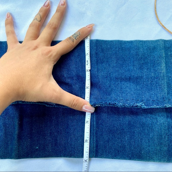 HP⭐️ Reworked 2 Piece Denim JouJou Jeans Set - Picture 13 of 16